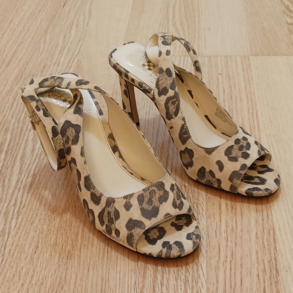 Vince Camuto Reteema Heeled/Peep Toe Sandals size 8.5 for women - Picture 3 of 8